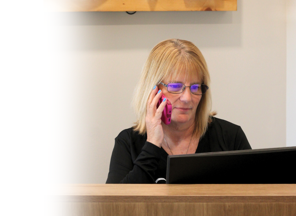 Kathy on Phone